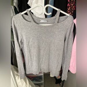 DKNY Sport long-sleeve shirt, gray, size medium